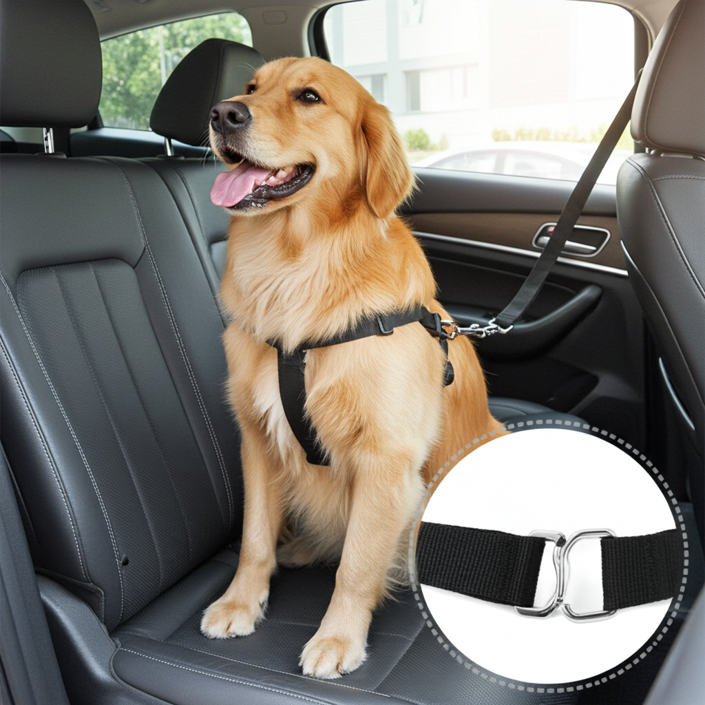 Adjustable Safety Seat Belt for Pet